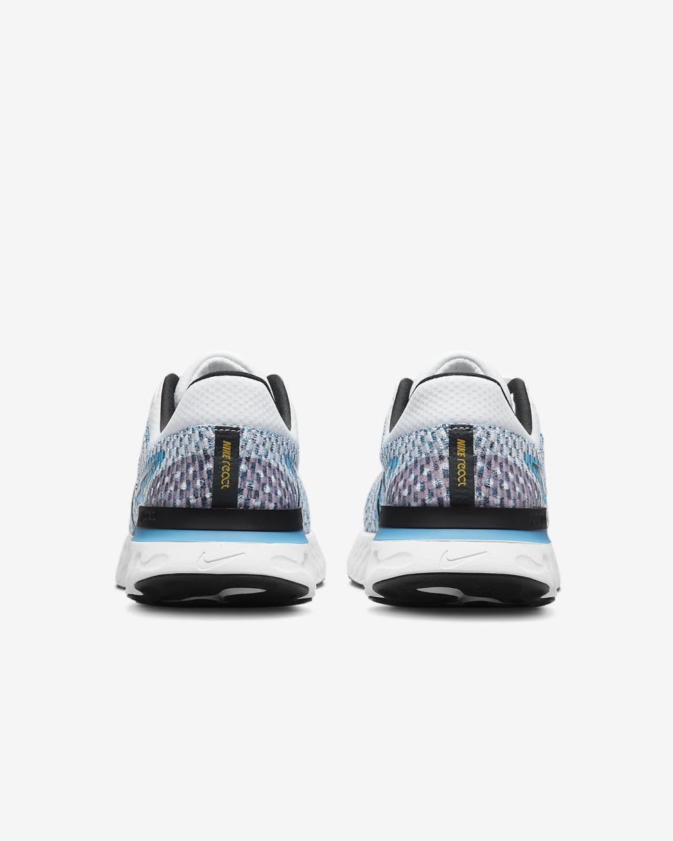 Nike React Infinity 3 White/Blue Orbit/Chlorine Blue/Black | Mens Nike Running