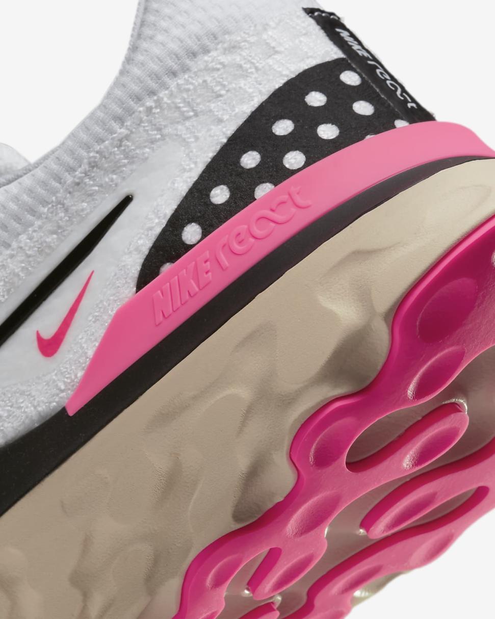 Nike React Infinity 3 White/Pearl White/Hyper Pink/Black | Mens Nike Running