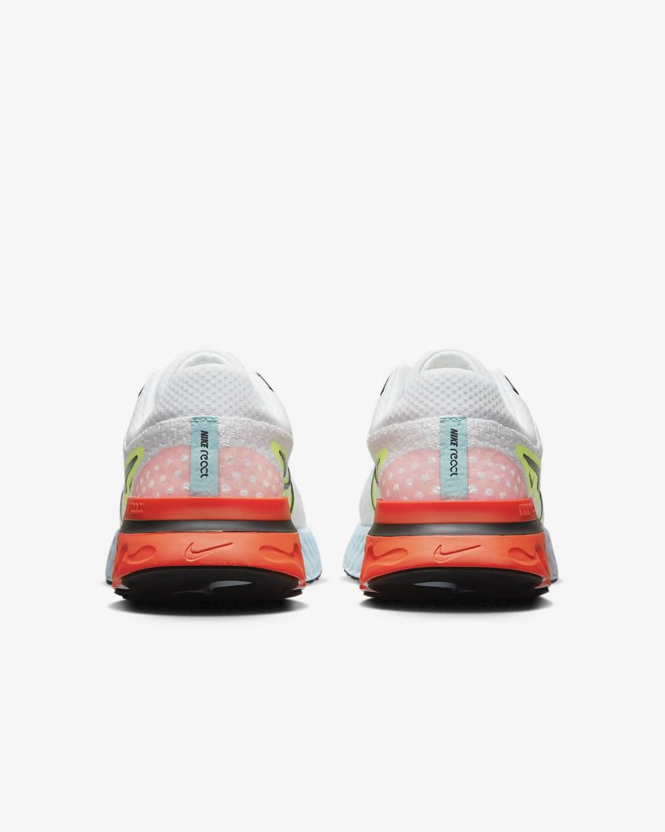 Nike React Infinity 3 White/Volt/Bright Crimson/Black | Womens Nike Running