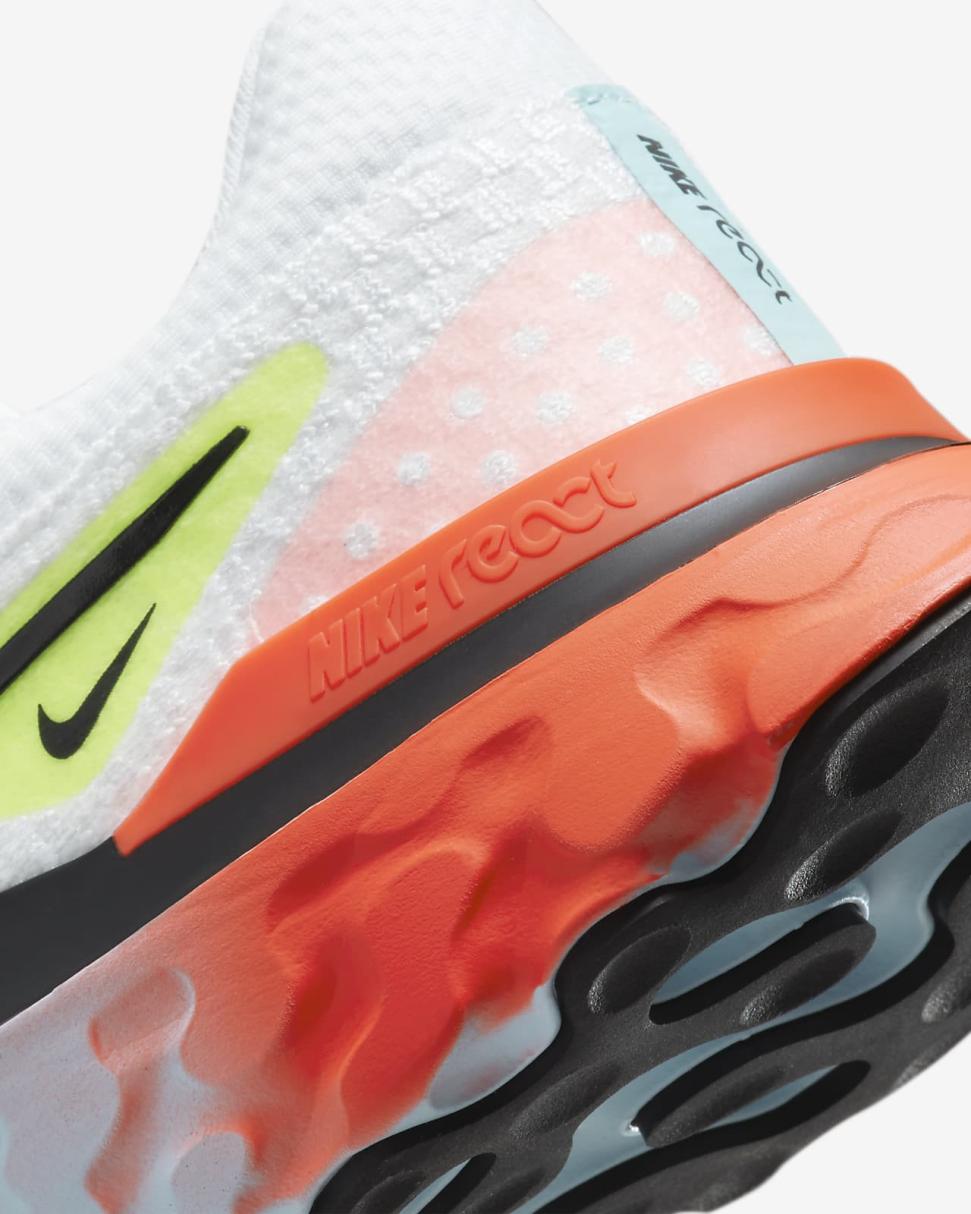 Nike React Infinity 3 White/Volt/Bright Crimson/Black | Womens Nike Running