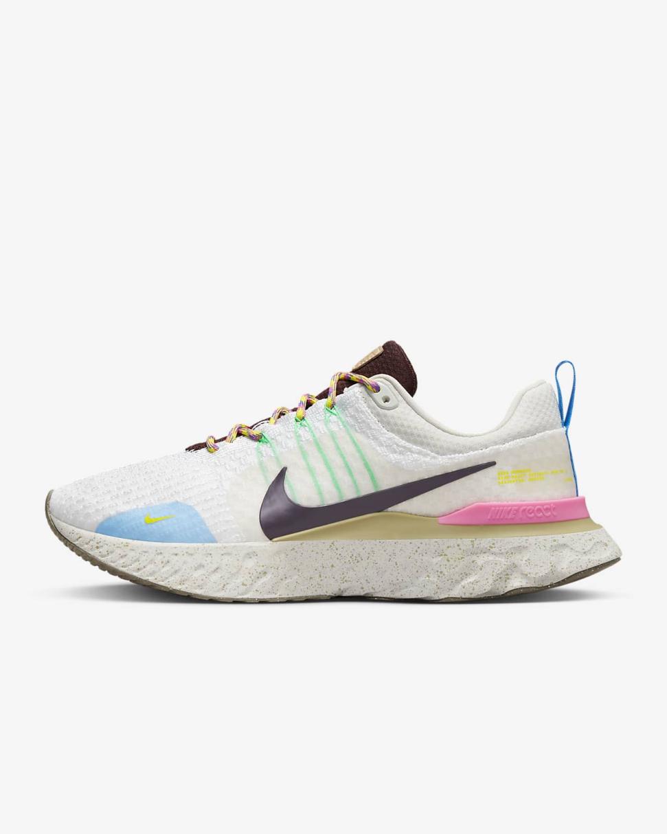 Nike React Infinity Run 3 Sail/Light Bone/Pinksicle/Earth | Mens Nike Running