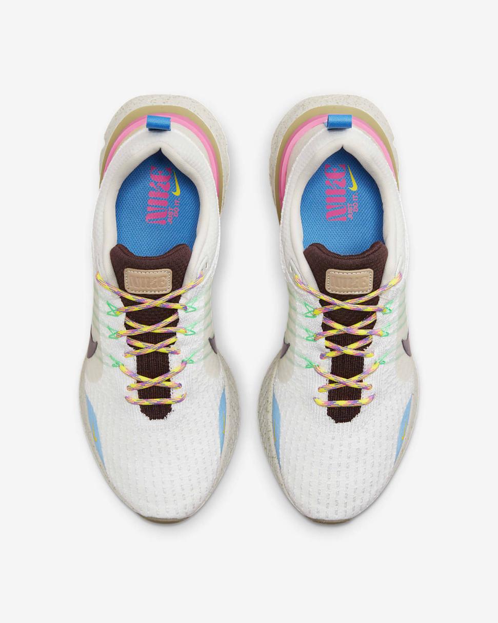 Nike React Infinity Run 3 Sail/Light Bone/Pinksicle/Earth | Mens Nike Running