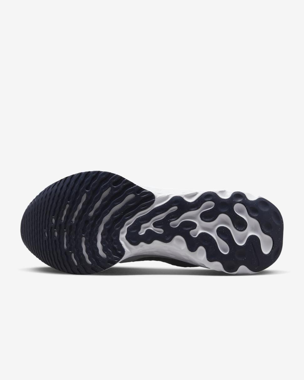 Nike React Infinity Run Flyknit 3 College Navy/Racer Blue/Bright Crimson/Metallic Platinum | Mens Nike Running