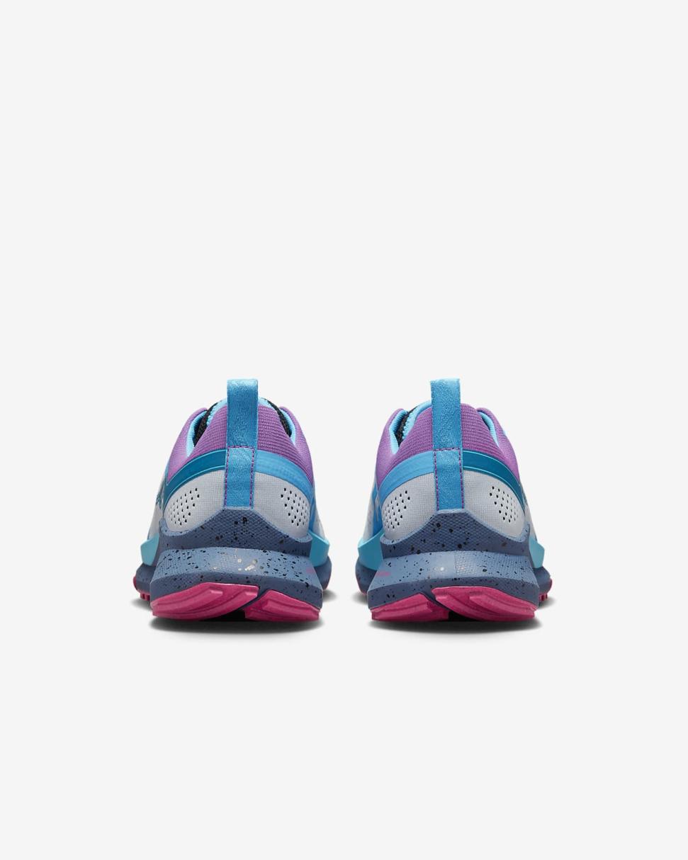 Nike React Pegasus Trail 4 SE Pure Platinum/Baltic Blue/Black/Green Abyss | Mens Nike Running