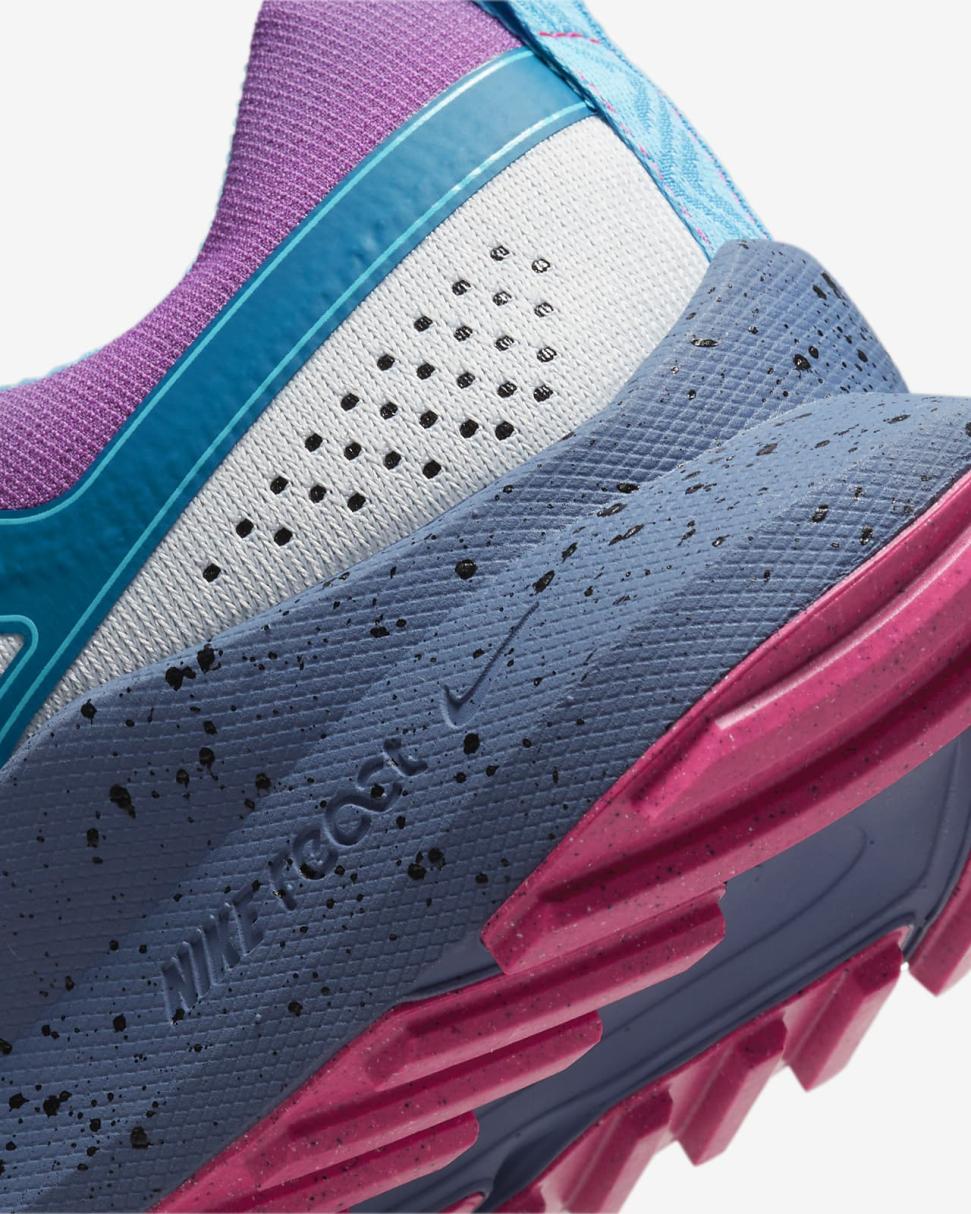 Nike React Pegasus Trail 4 SE Pure Platinum/Baltic Blue/Black/Green Abyss | Mens Nike Running