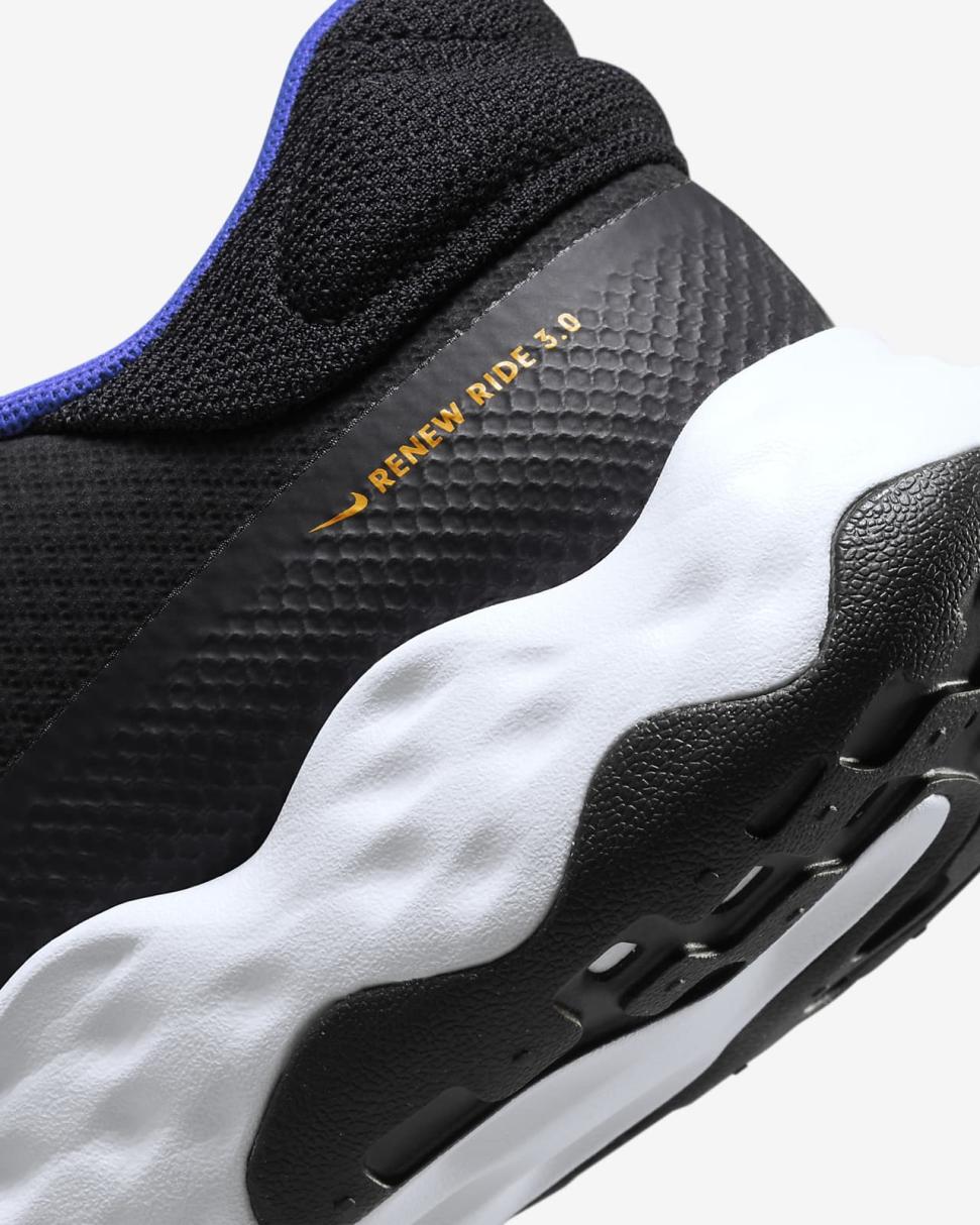 Nike Renew Ride 3 Black/Racer Blue/Sundial/High Voltage | Mens Nike First Day Kicks