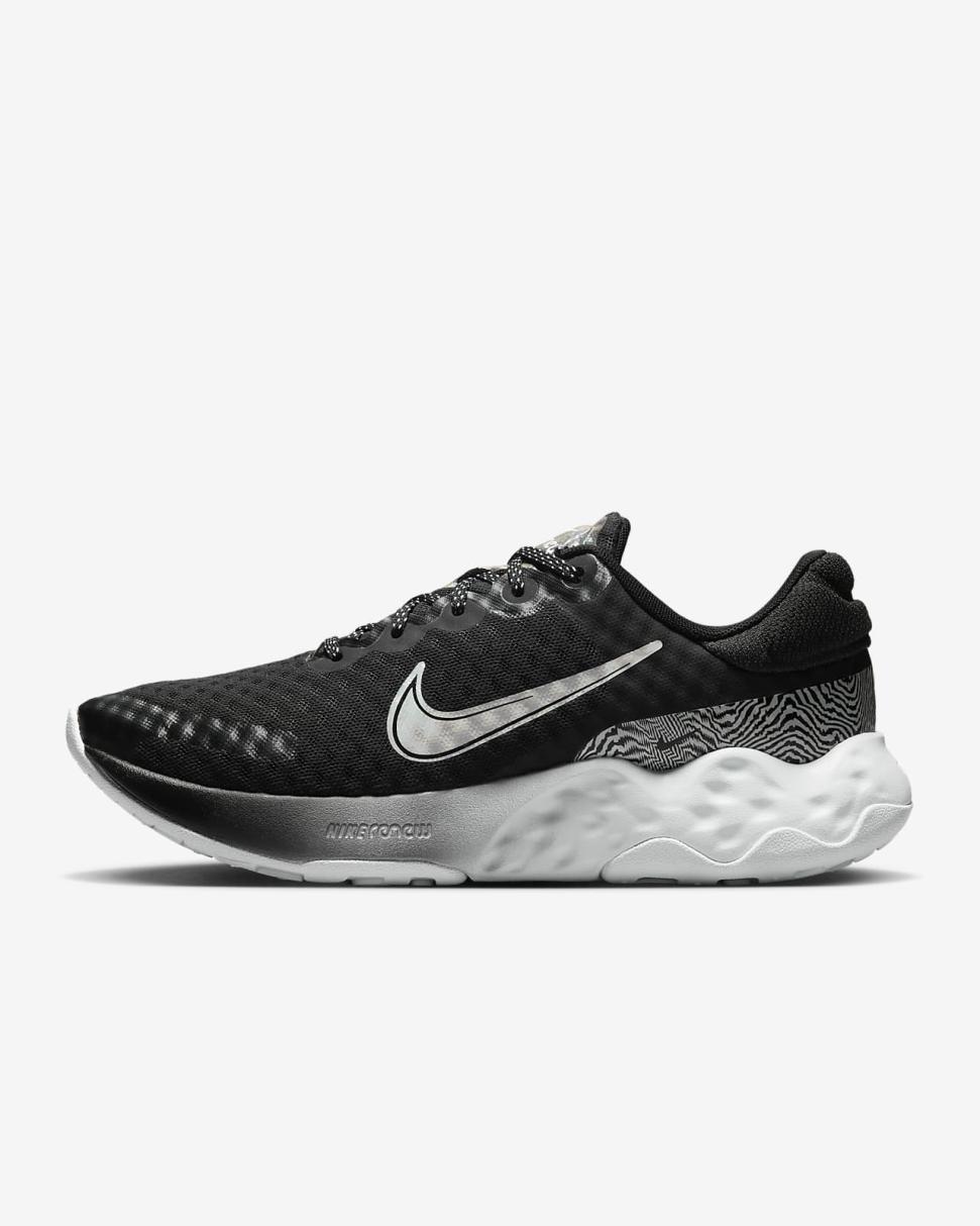 Nike Renew Ride 3 Premium Black/White | Womens Nike Running