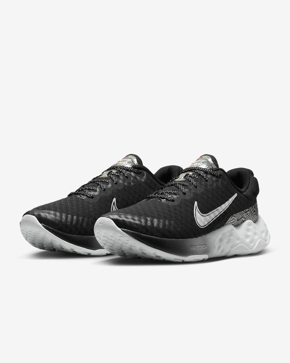 Nike Renew Ride 3 Premium Black/White | Womens Nike Running