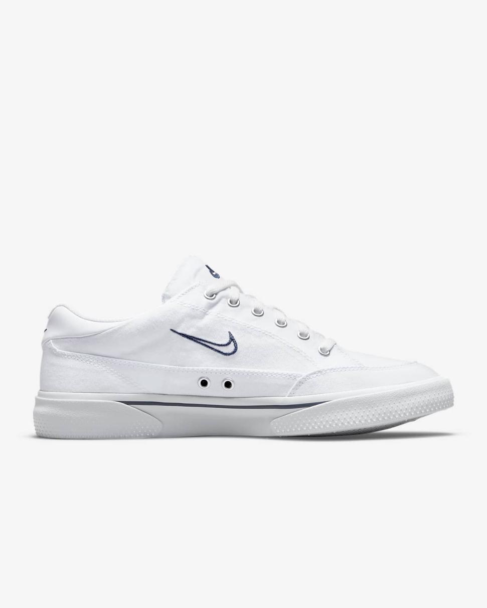 Nike Retro GTS White/Matte Aluminum/Midnight Navy | Mens Nike Lifestyle