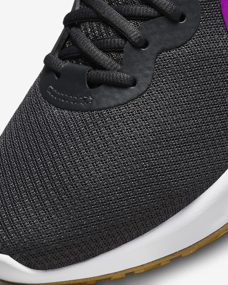 Nike Revolution 6 Anthracite/Blackened Blue/Canyon Purple/Vivid Purple | Mens Nike Running