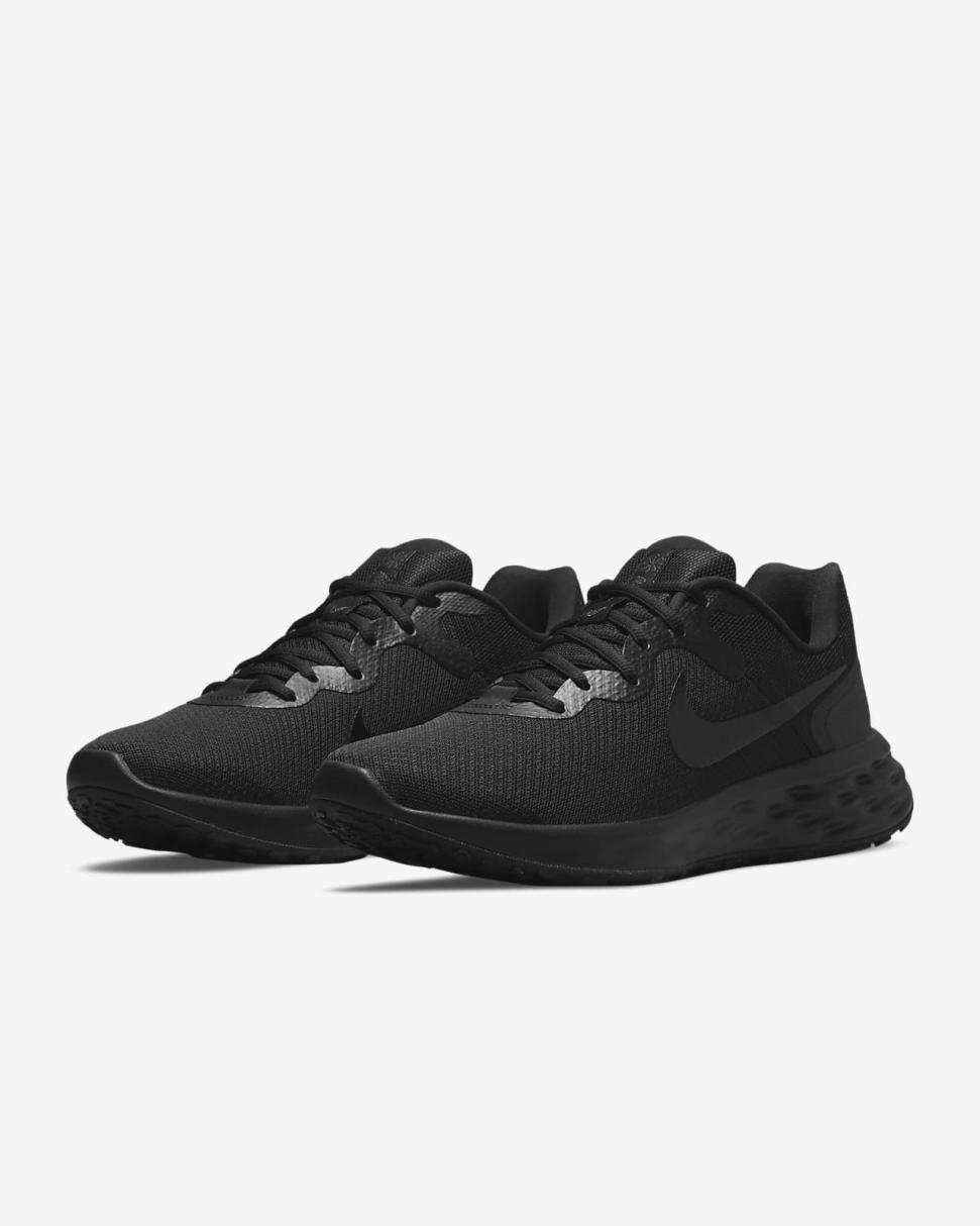 Nike Revolution 6 Black/Dark Smoke Grey/Black | Mens Nike Running