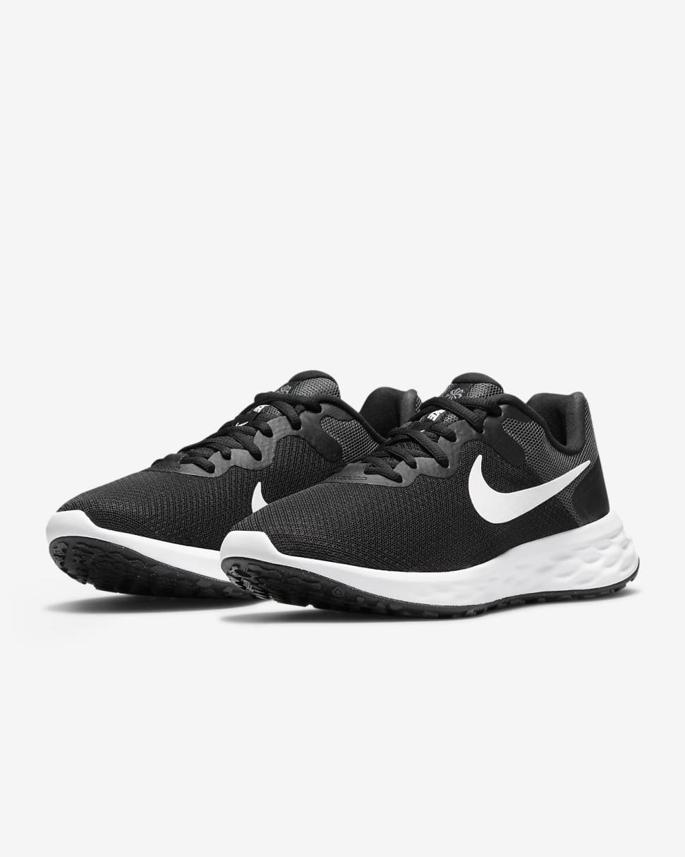 Nike Revolution 6 Black/Dark Smoke Grey/Cool Grey/White | Womens Nike Running