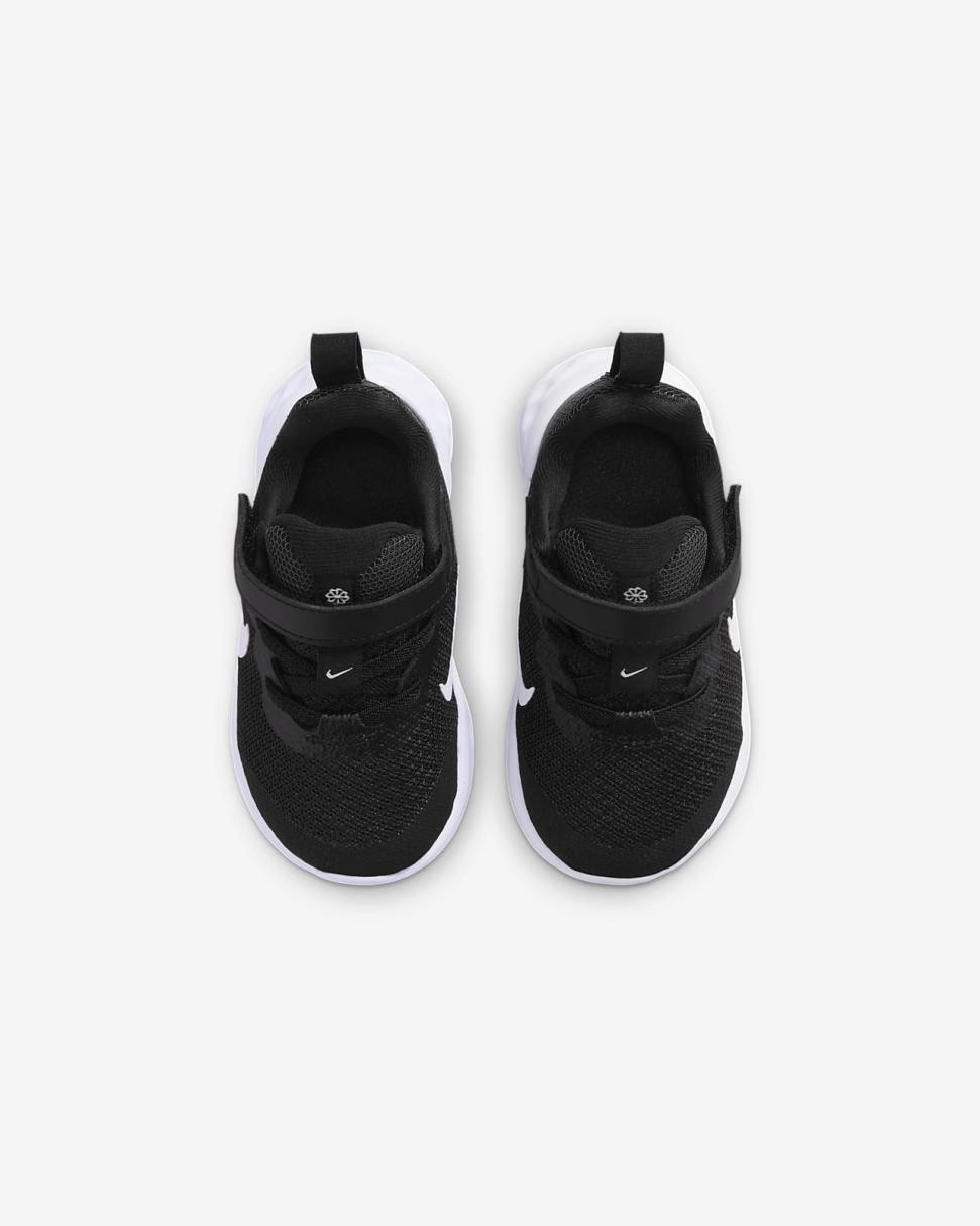 Nike Revolution 6 Black/Dark Smoke Grey/White | Kids Nike Lifestyle