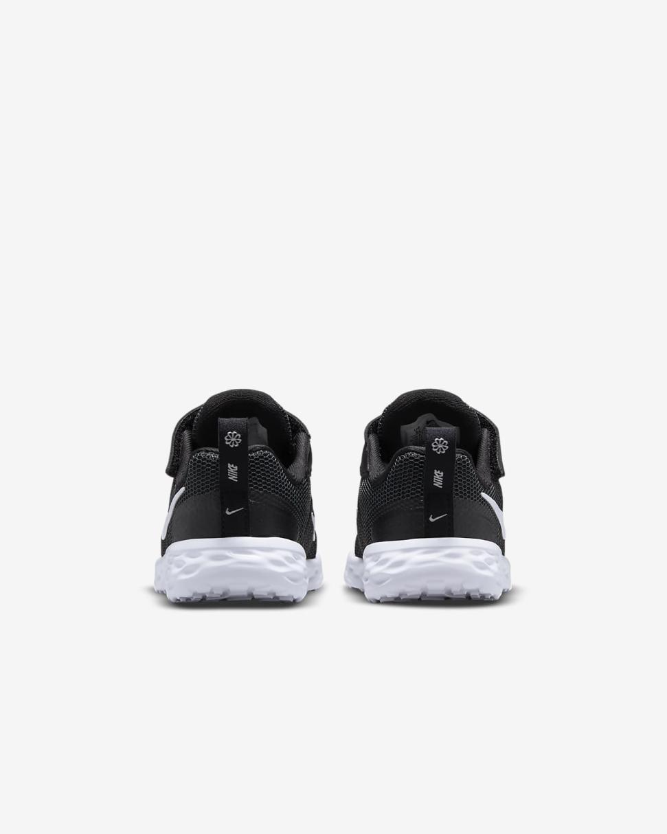 Nike Revolution 6 Black/Dark Smoke Grey/White | Kids Nike Lifestyle