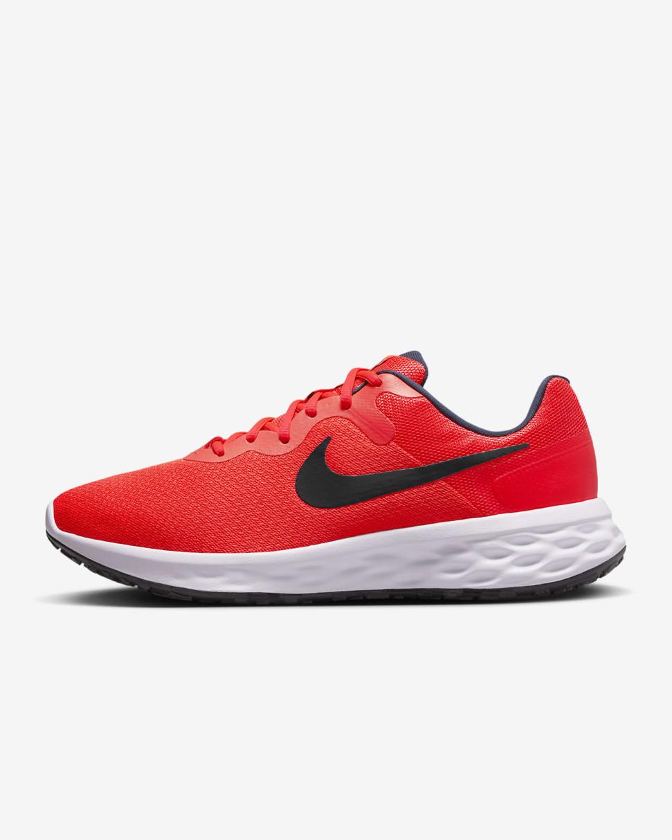 Nike Revolution 6 Bright Crimson/White/Obsidian | Mens Nike Running