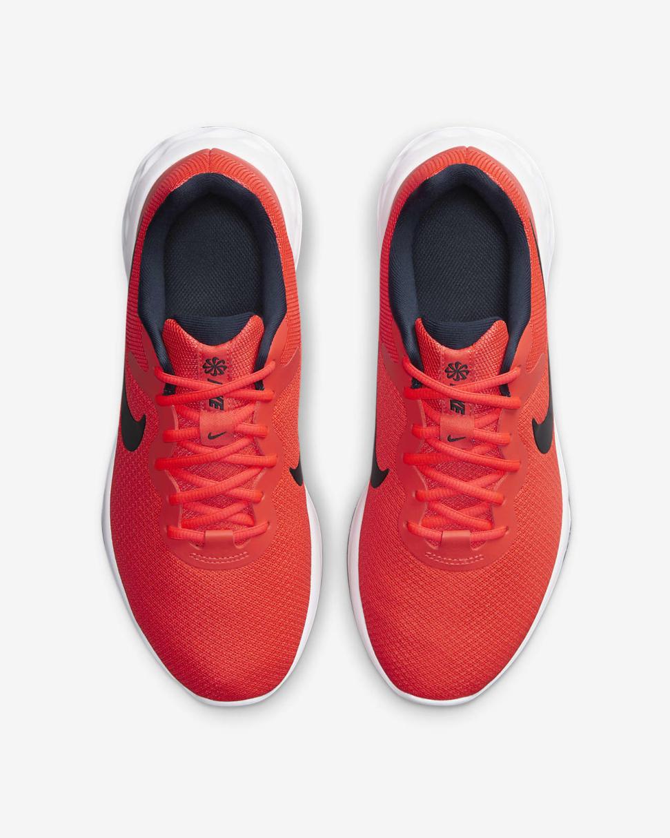 Nike Revolution 6 Bright Crimson/White/Obsidian | Mens Nike Running