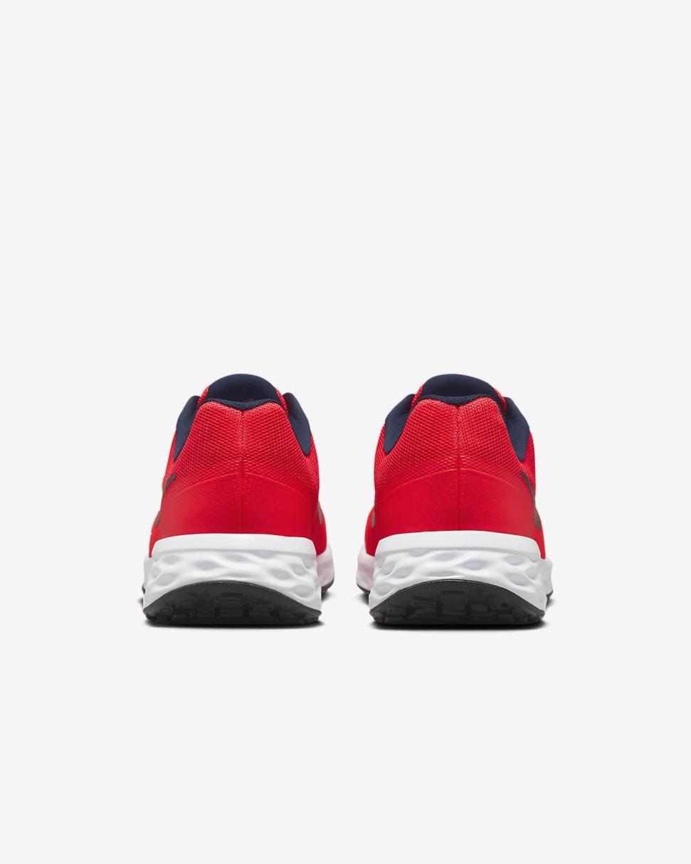 Nike Revolution 6 Bright Crimson/White/Obsidian | Mens Nike Running