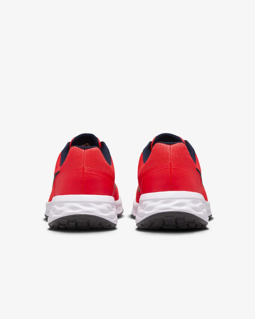 Nike Revolution 6 Bright Crimson/White/Obsidian | Mens Nike Running