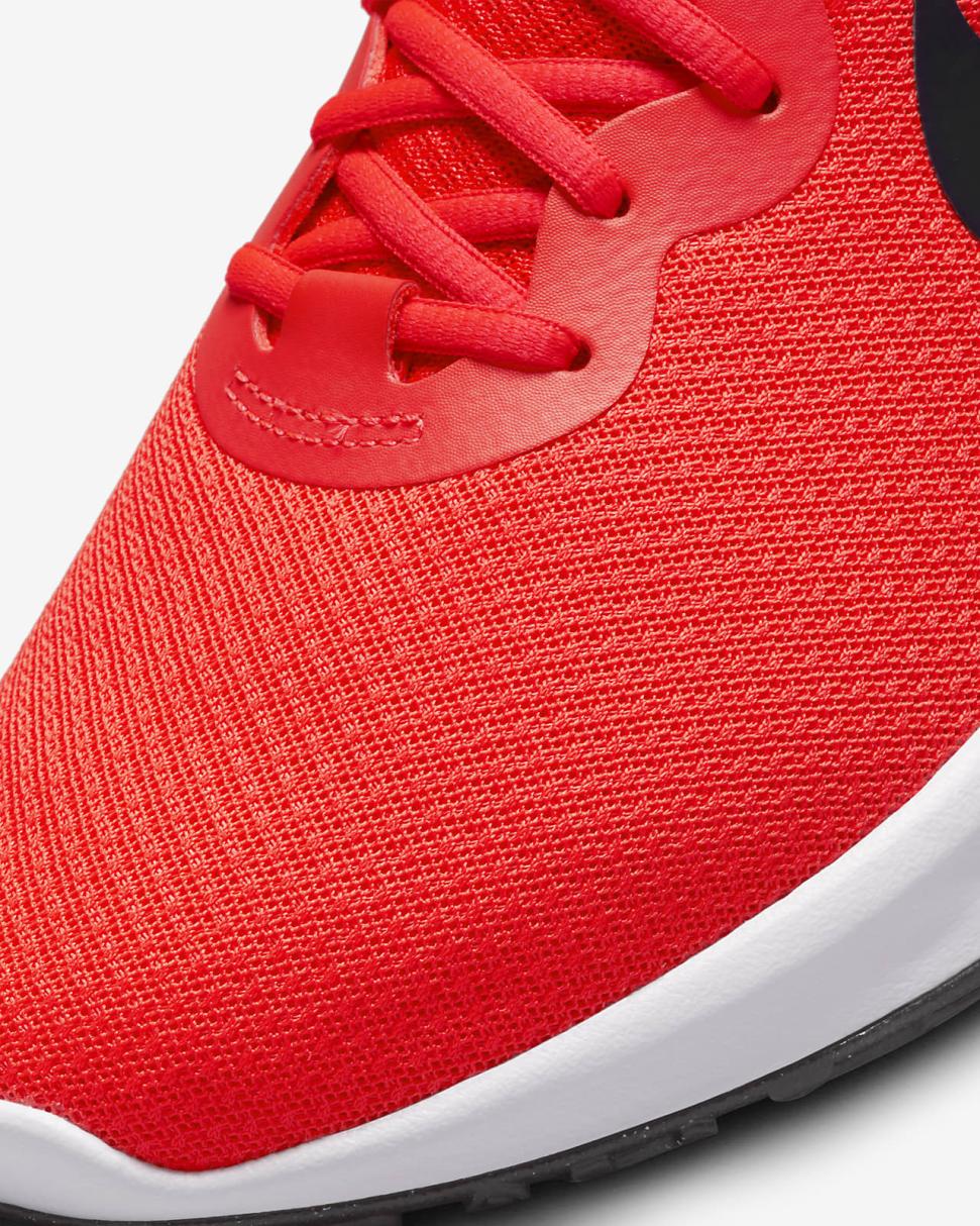 Nike Revolution 6 Bright Crimson/White/Obsidian | Mens Nike Running