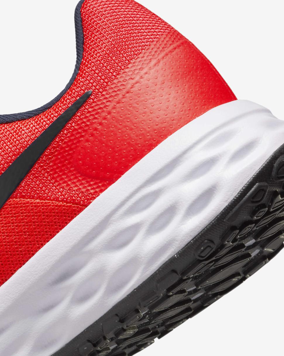 Nike Revolution 6 Bright Crimson/White/Obsidian | Mens Nike Running