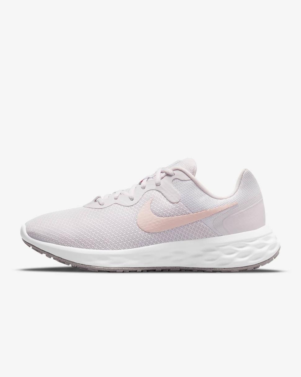 Nike Revolution 6 Light Violet/White/Champagne | Womens Nike Running