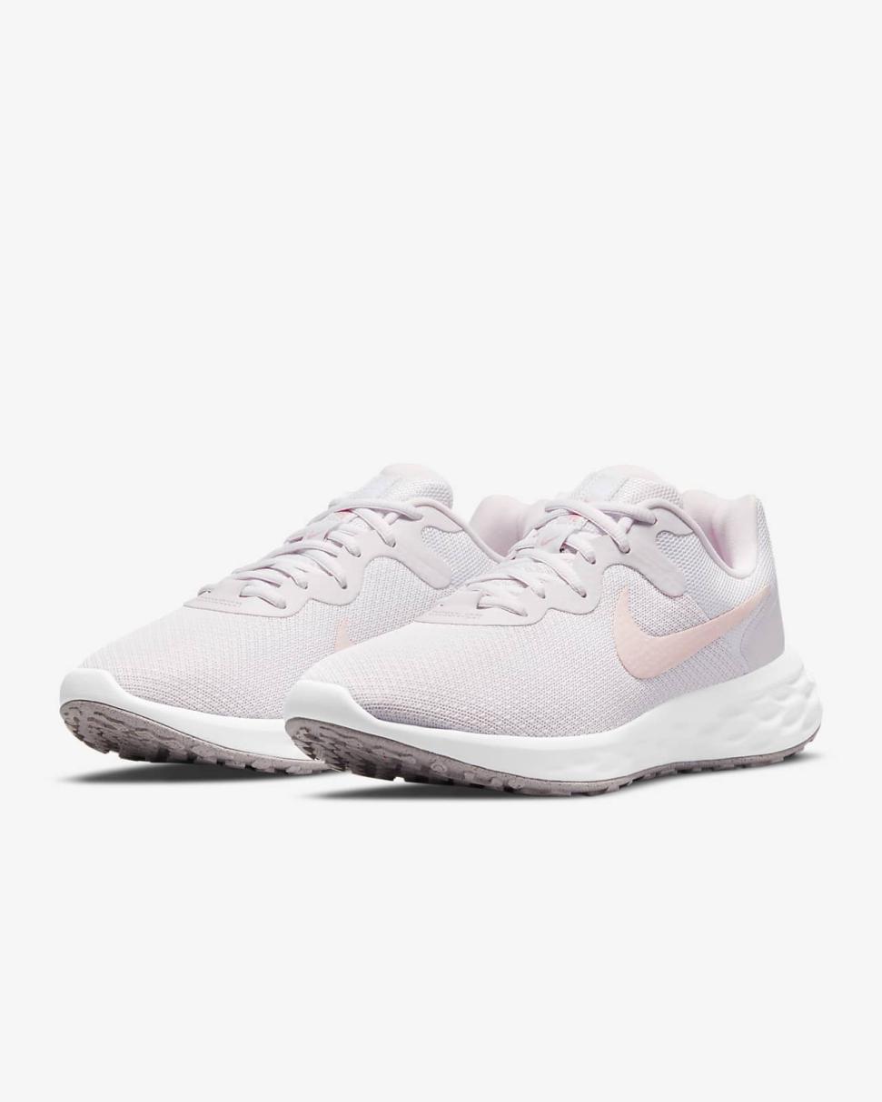 Nike Revolution 6 Light Violet/White/Champagne | Womens Nike Running