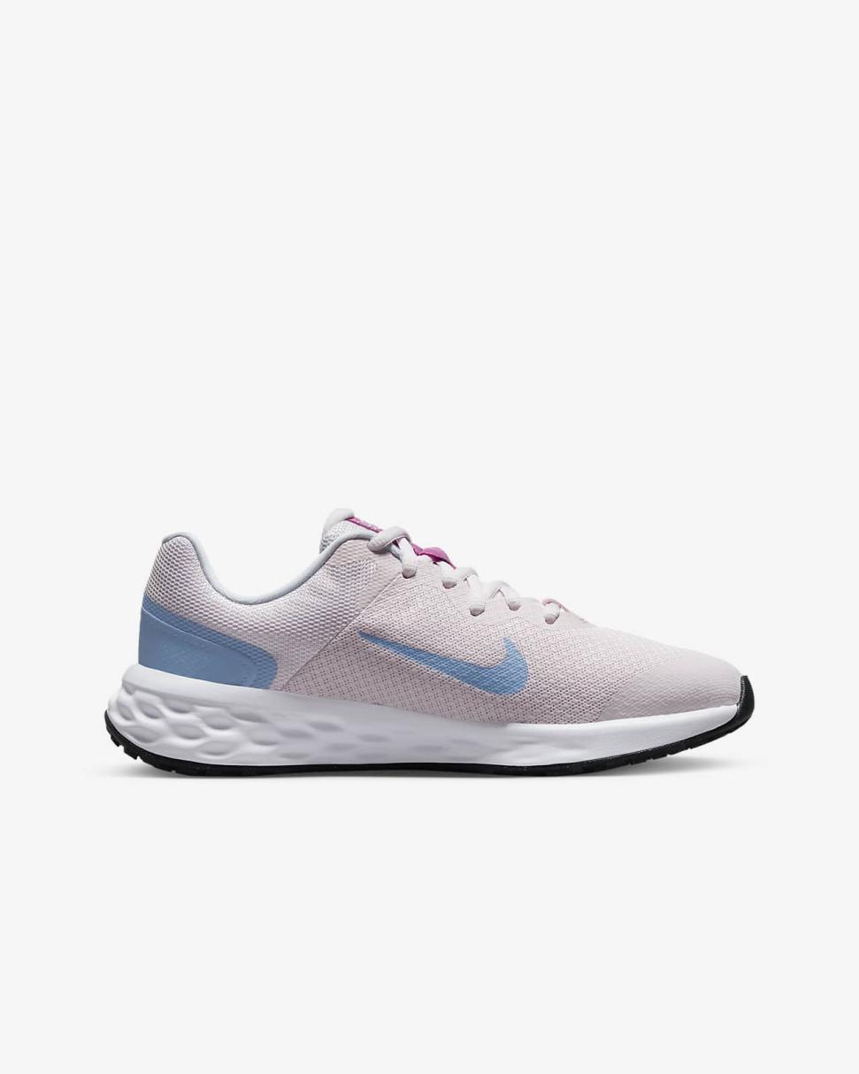 Nike Revolution 6 Pearl Pink/Cobalt Bliss/Football Grey/Cosmic Fuchsia | Kids Nike Running
