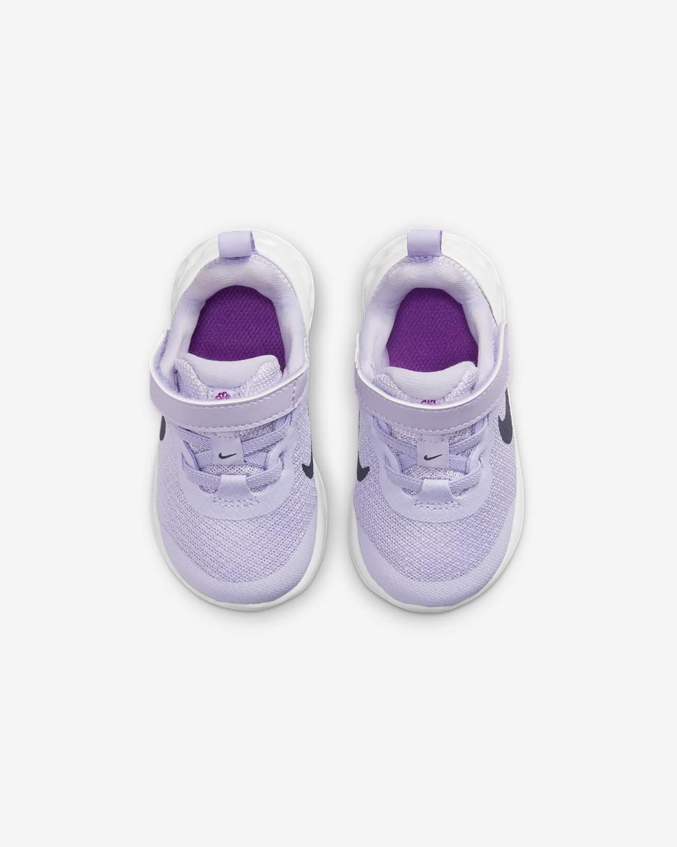 Nike Revolution 6 Violet Frost/Metallic Silver/Vivid Purple/Thunder Blue | Kids Nike Lifestyle