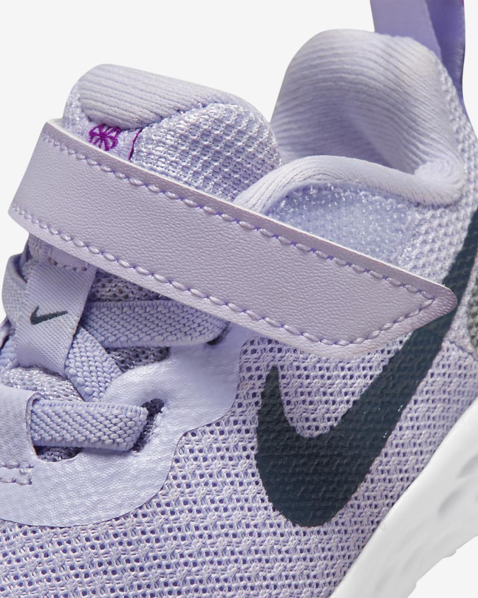 Nike Revolution 6 Violet Frost/Metallic Silver/Vivid Purple/Thunder Blue | Kids Nike Lifestyle