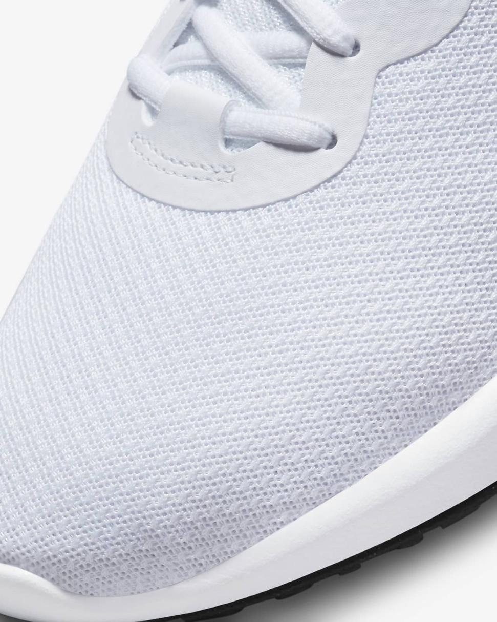Nike Revolution 6 White/Pure Platinum/Black/Wolf Grey | Mens Nike Running