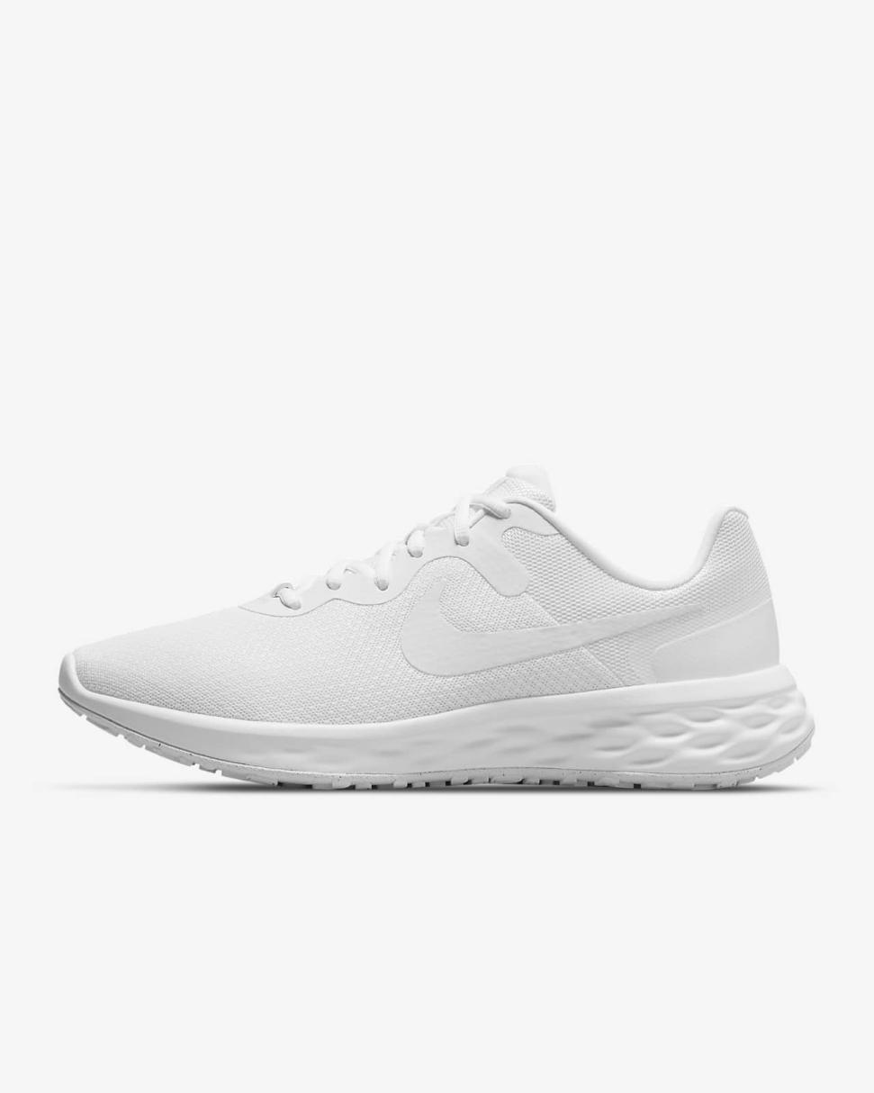 Nike Revolution 6 White/White/White | Mens Nike Running