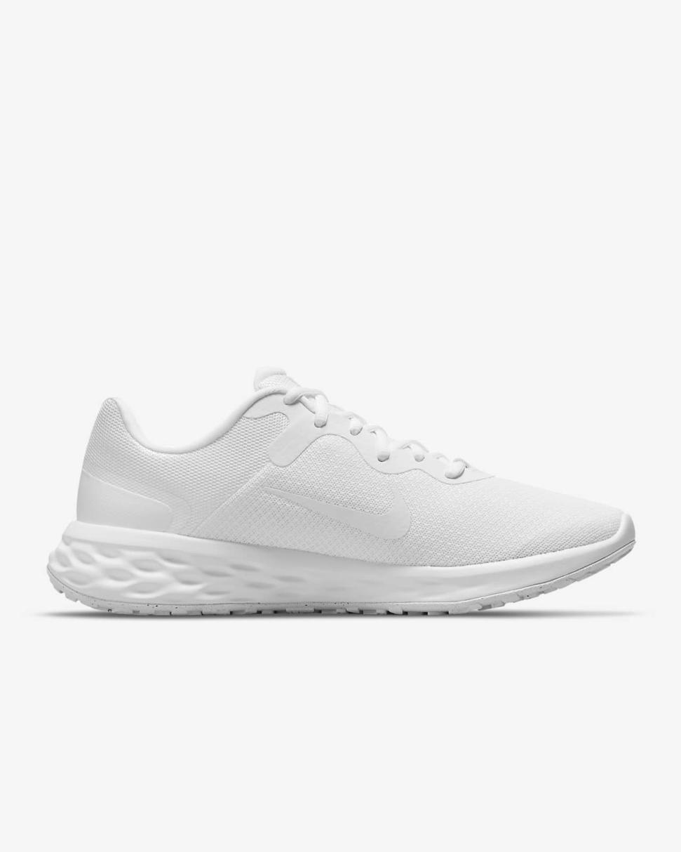 Nike Revolution 6 White/White/White | Mens Nike Running