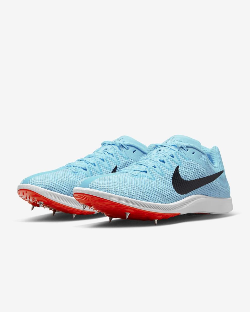 Nike Rival Distance Blue Chill/Bright Crimson/White/Black | Mens/Womens Nike Running