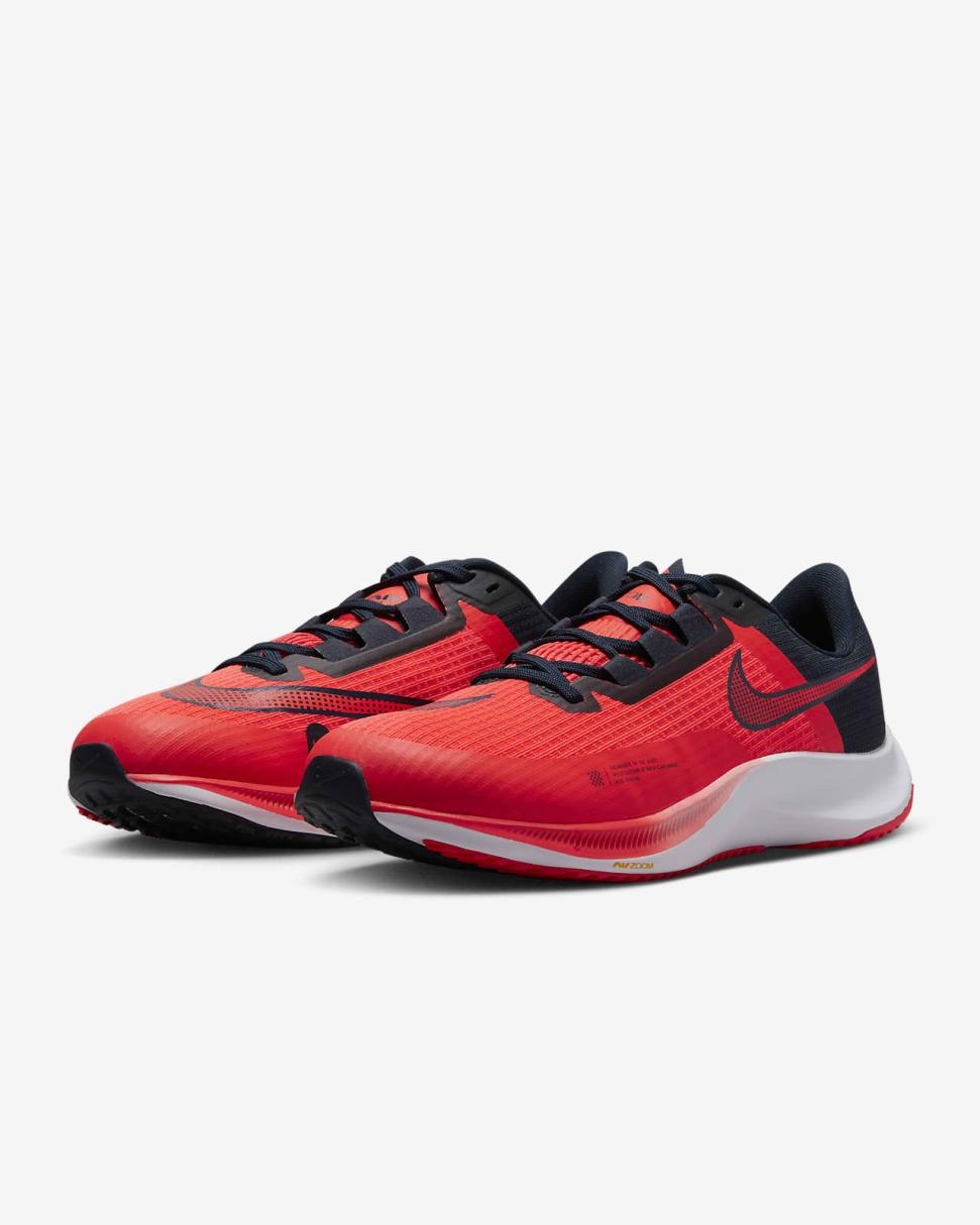 Nike Rival Fly 3 Bright Crimson/Dark Obsidian/White/Bright Crimson | Mens Nike Running