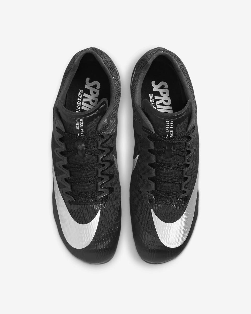 Nike Rival Sprint Black/Light Smoke Grey/Dark Smoke Grey/Metallic Silver | Mens/Womens Nike Running