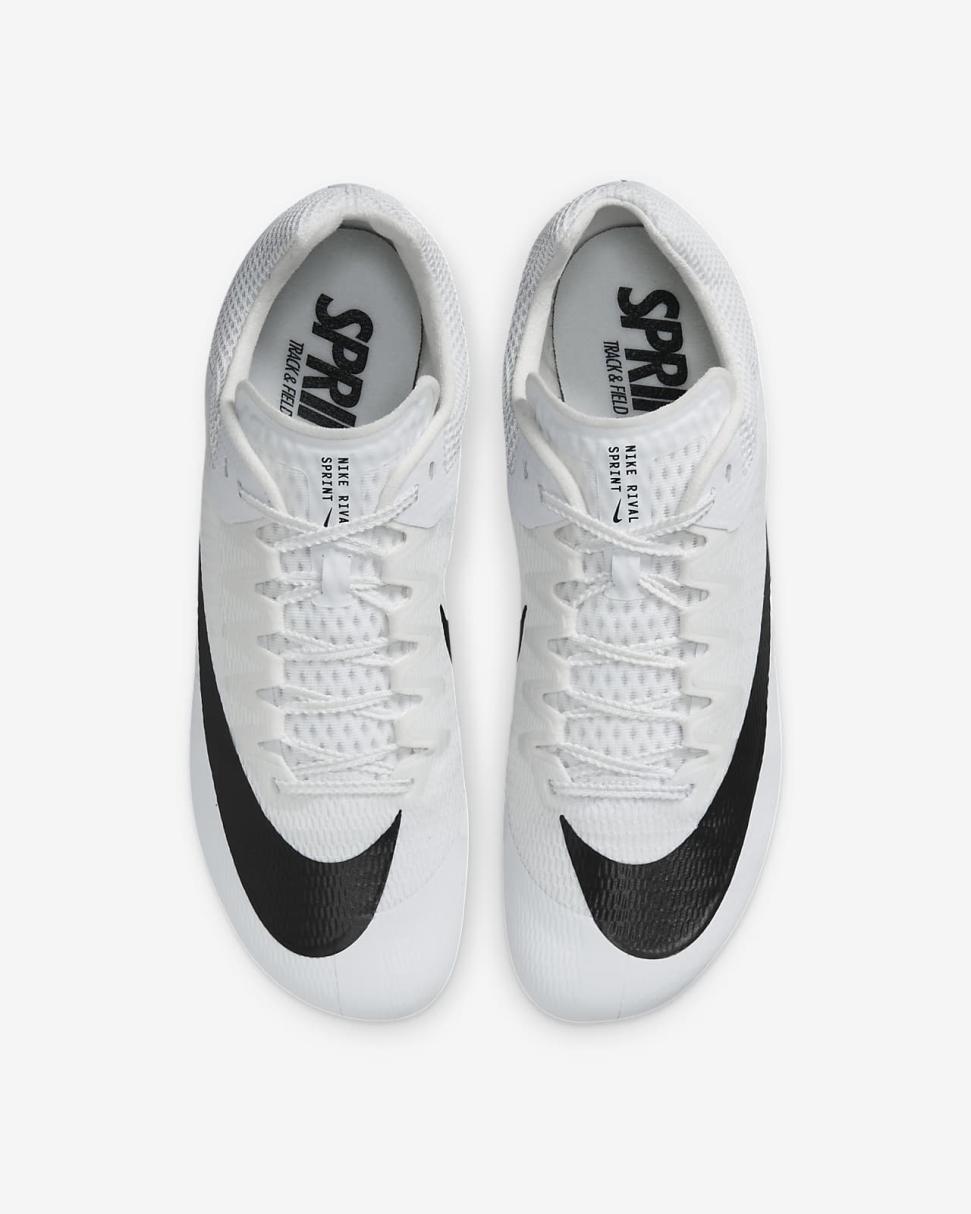 Nike Rival Sprint White/Metallic Silver/Pure Platinum/Black | Mens/Womens Nike Running