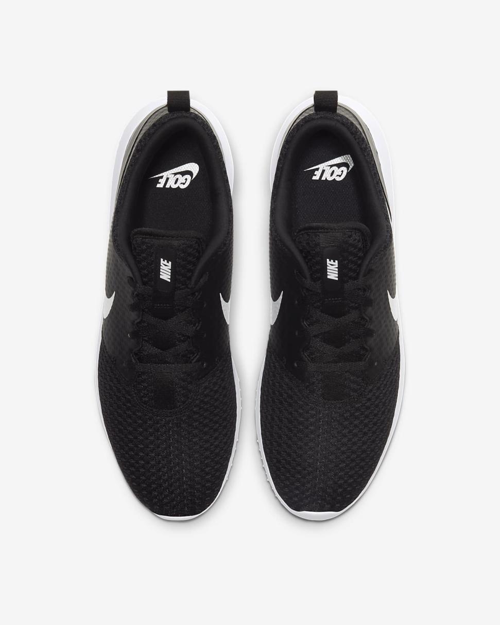 Nike Roshe G Black/White/Metallic White | Mens Nike Golf
