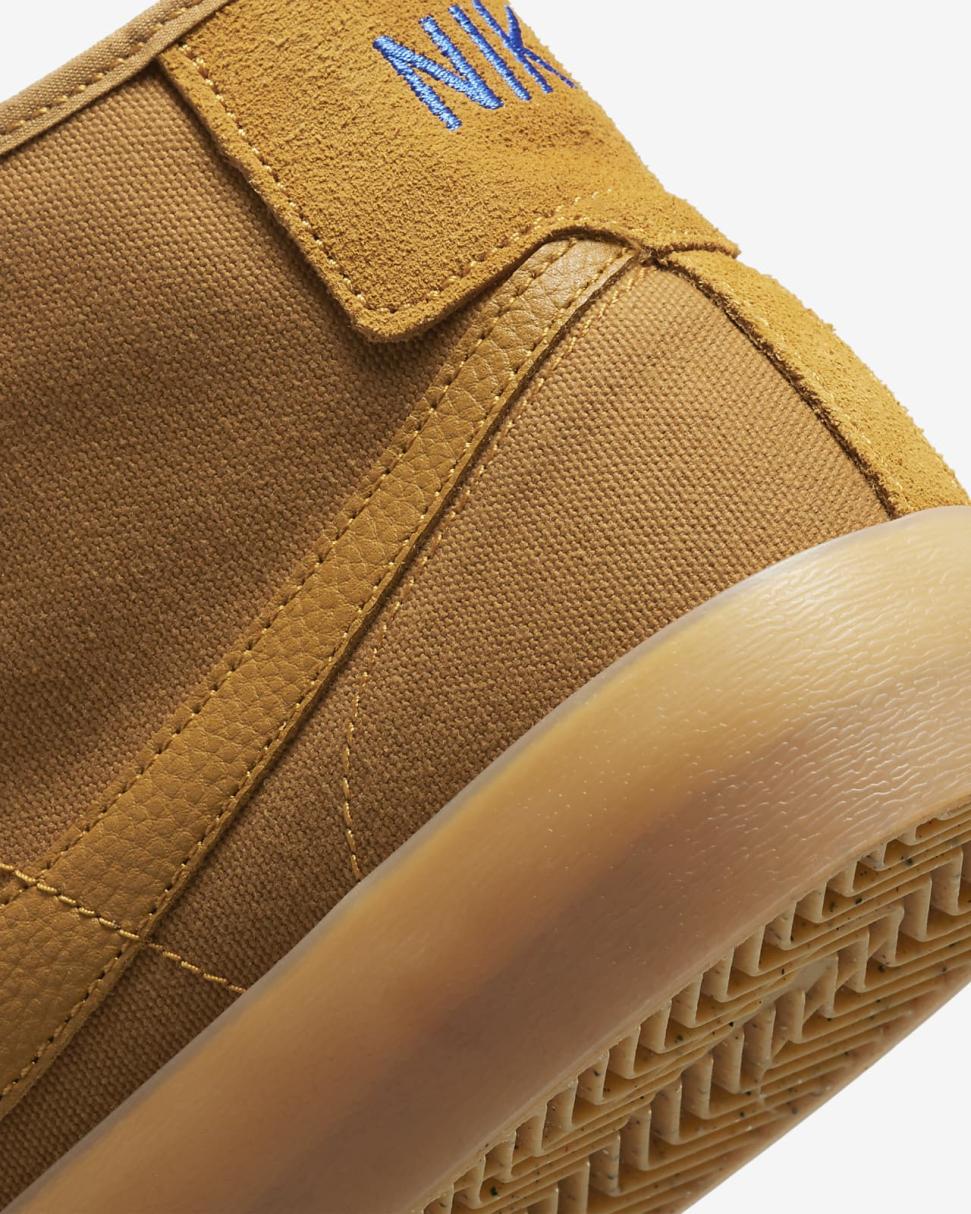 Nike SB Blazer Court Mid Premium Desert Ochre/Hyper Royal/Gum Yellow/Desert Ochre | Mens Nike Dunks & Blazers
