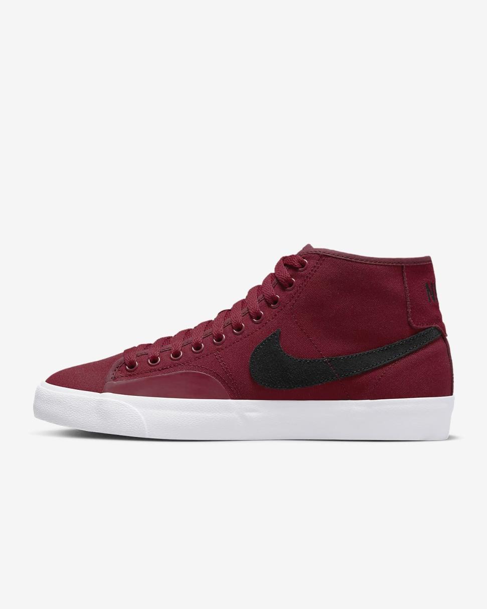 Nike SB Blazer Court Mid Premium Team Red/Black | Mens Nike Lifestyle