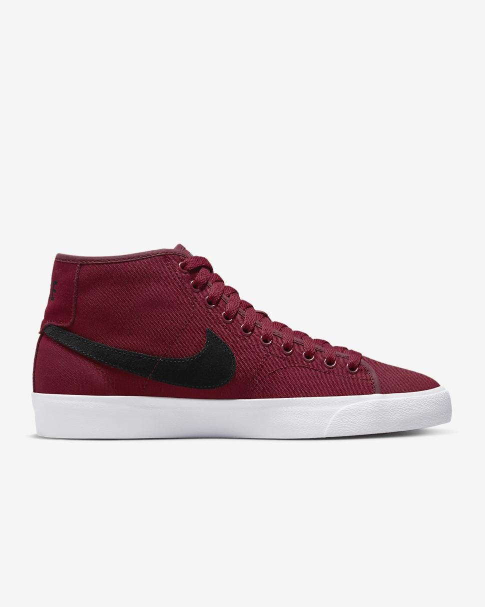 Nike SB Blazer Court Mid Premium Team Red/Black | Mens Nike Lifestyle