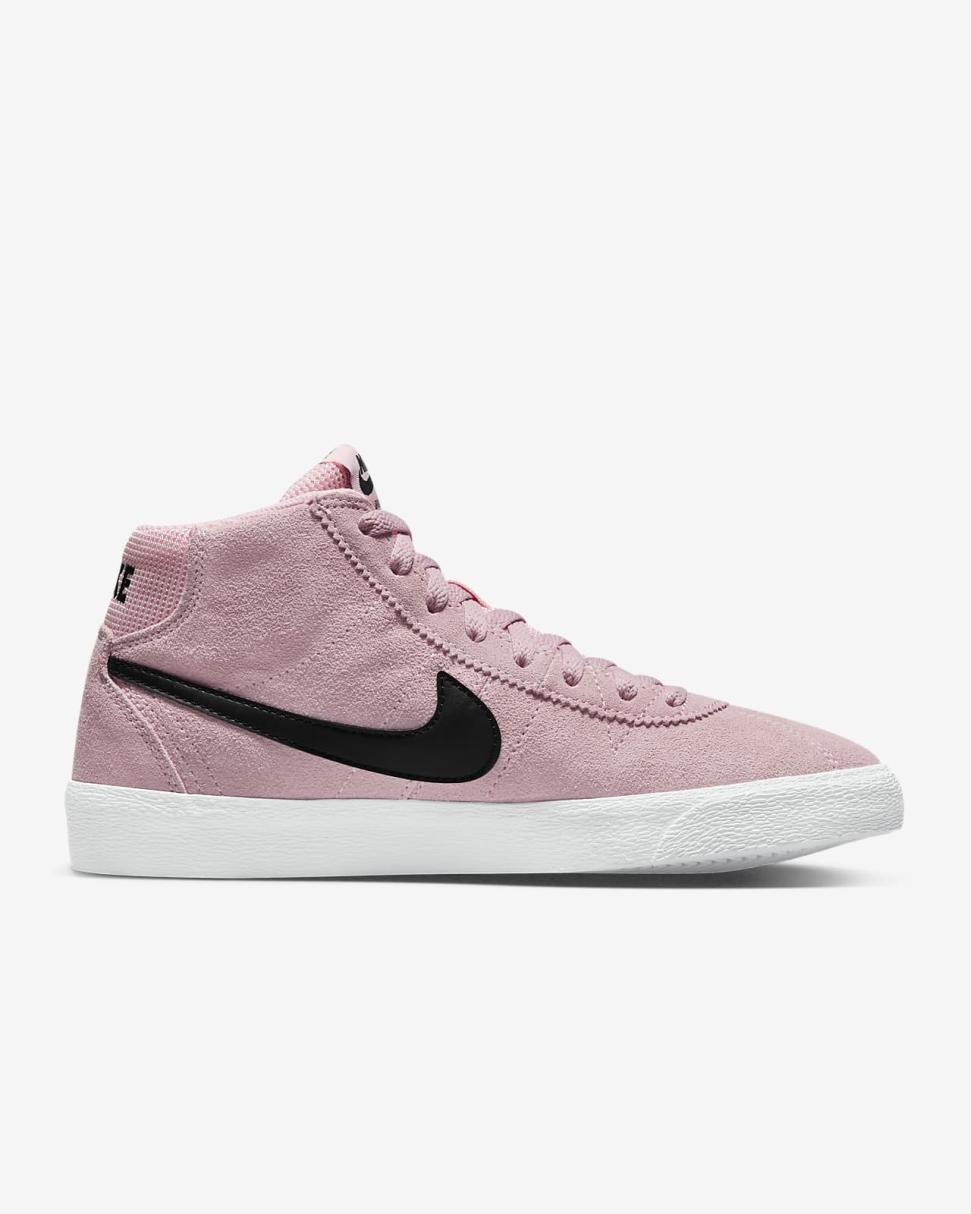 Nike SB Bruin High Medium Soft Pink/Medium Soft Pink/Summit White/Black | Womens Nike Lifestyle