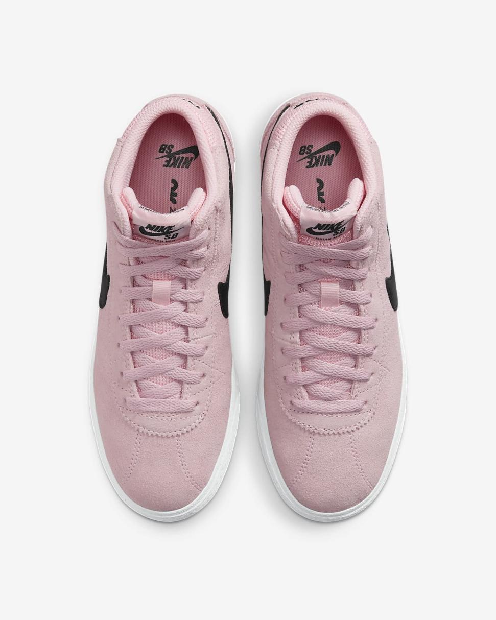Nike SB Bruin High Medium Soft Pink/Medium Soft Pink/Summit White/Black | Womens Nike Lifestyle