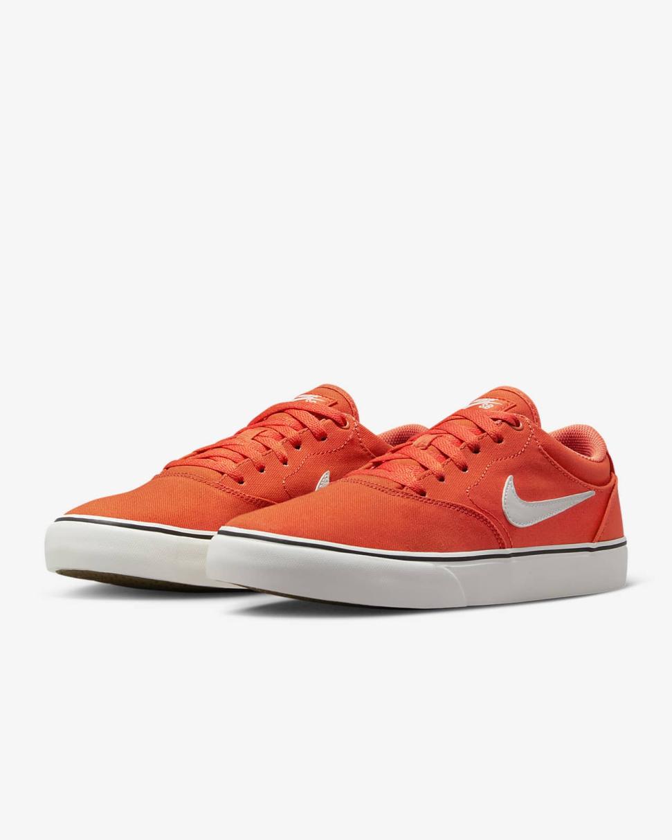 Nike SB Chron 2 Canvas Orange/Orange/Summit White/Summit White | Mens/Womens Nike SB