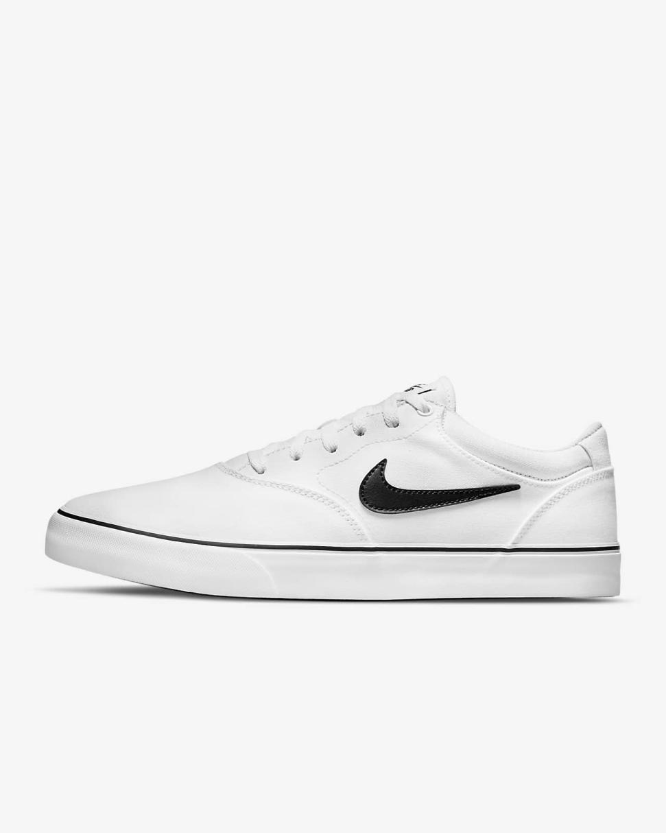 Nike SB Chron 2 Canvas White/White/Black | Mens/Womens Nike Lifestyle