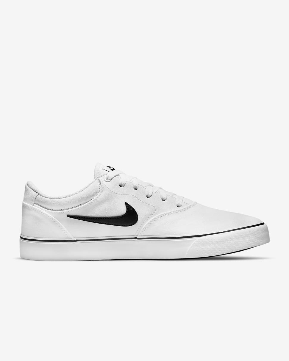 Nike SB Chron 2 Canvas White/White/Black | Mens/Womens Nike Lifestyle