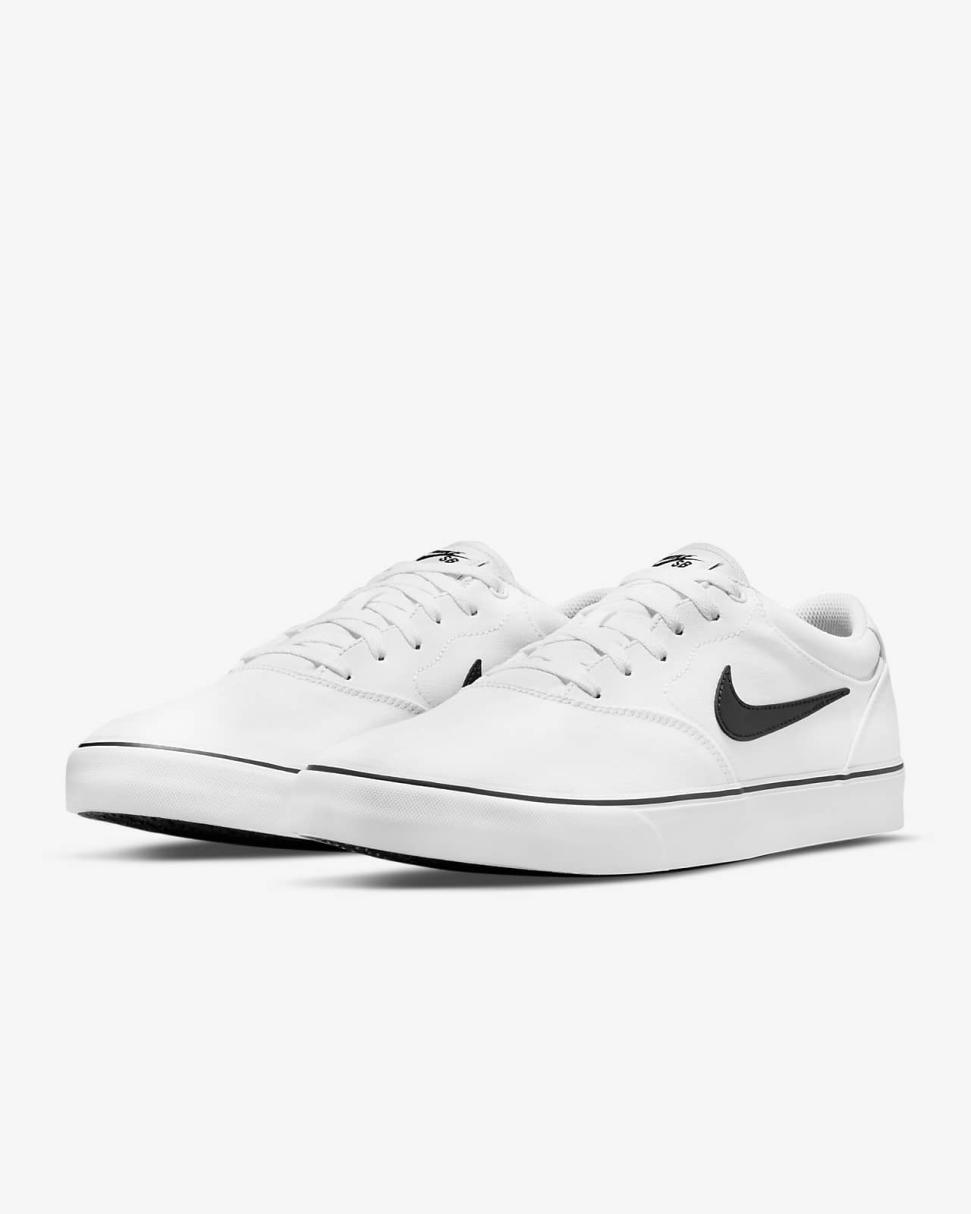 Nike SB Chron 2 Canvas White/White/Black | Mens/Womens Nike Lifestyle