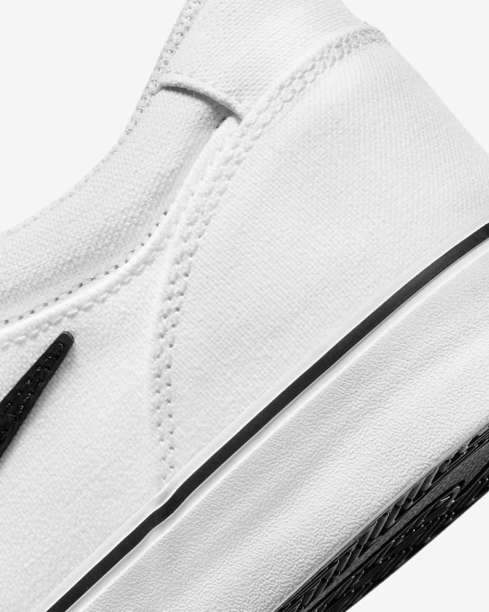Nike SB Chron 2 Canvas White/White/Black | Mens/Womens Nike Lifestyle