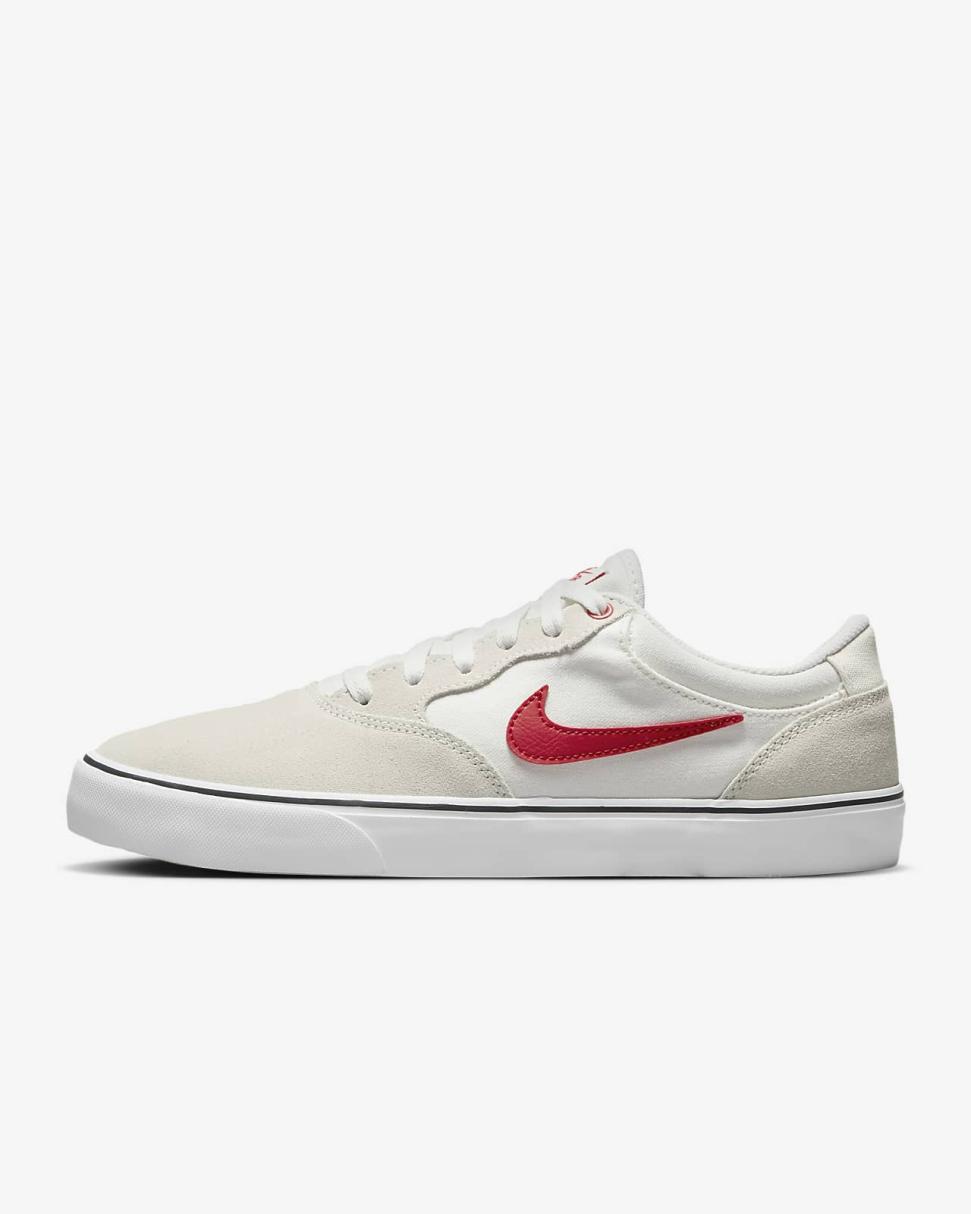 Nike SB Chron 2 Summit White/Phantom/White/University Red | Mens/Womens Nike Lifestyle