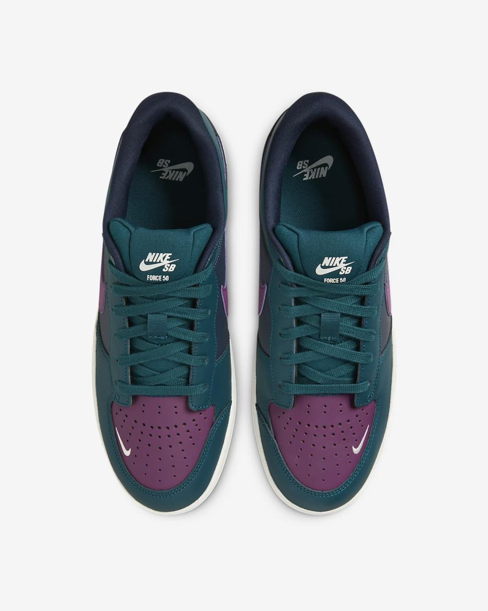 Nike SB Force 58 Premium Obsidian/Midnight Turquoise/Phantom/Viotech | Mens/Womens Nike Lifestyle