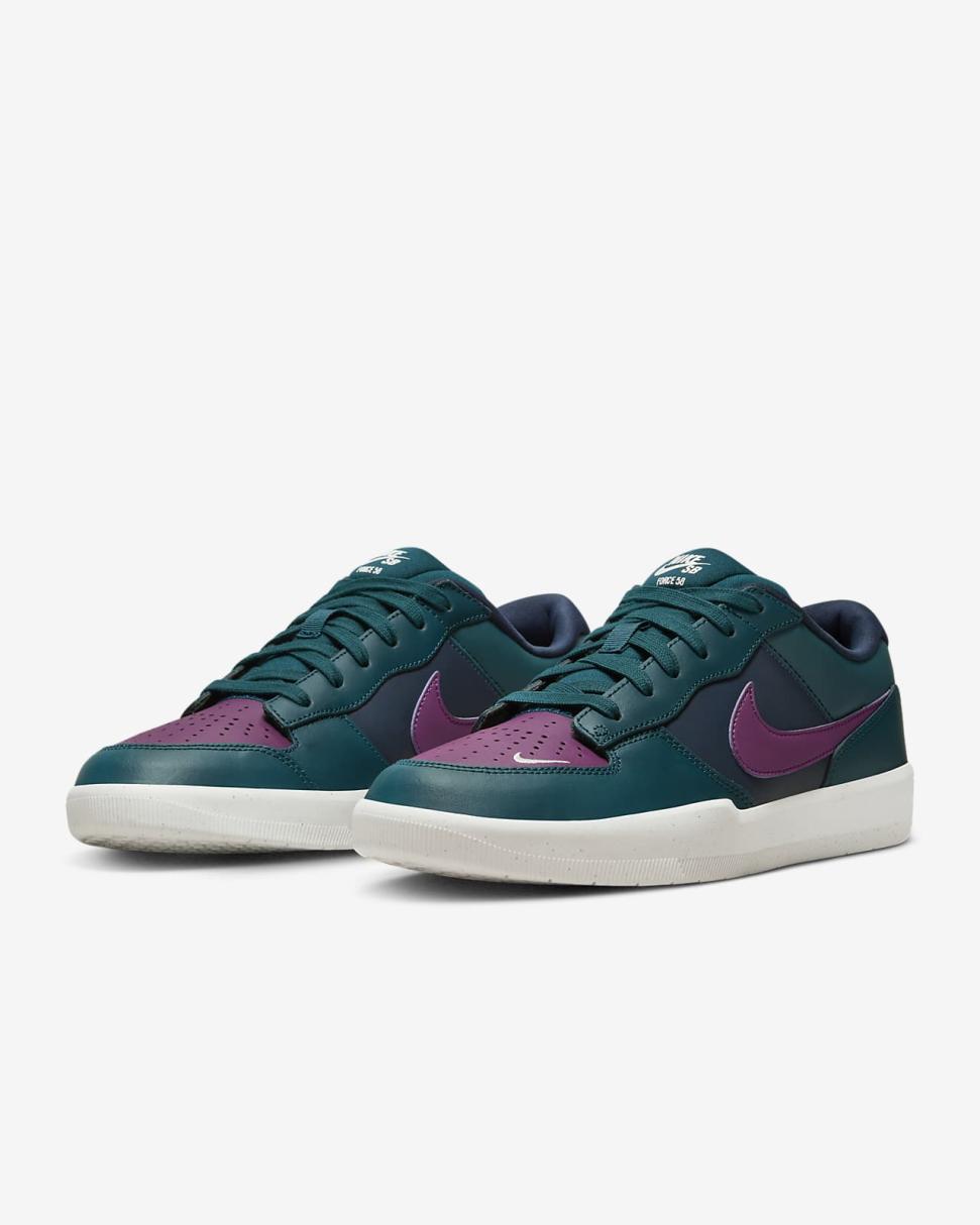 Nike SB Force 58 Premium Obsidian/Midnight Turquoise/Phantom/Viotech | Mens/Womens Nike Lifestyle